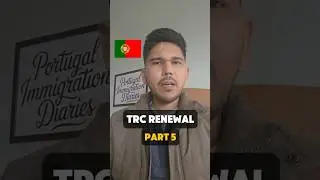 Portugal TRC Renewal 2026 | Step by Step Guide Part 5 | Portugal Immigration Diaries