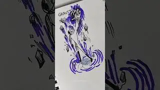 How to draw body with (Gravity, cosmic, shadow) #drawing #stickman #tutorial #fpy #sketch #anime