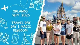Orlando Sept 25 | Travel Day and Day 1 - Animal Kingdom Lodge and Magic Kingdom