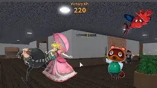 (Might be Scary) Murder mystery With Gru, Tom Nook, Peach and Spiderman