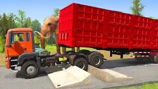 Trucks Almost Stuck on Giant Speed Bump | Driver Skills Gameplay | Game Daily139 #mudrunner