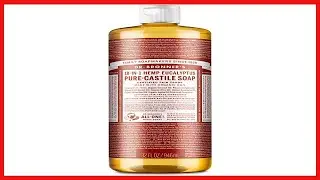 Dr  Bronner&rsquo;s   Pure Castile Liquid Soap Eucalyptus, 32 ounce   Made with Organic Oils, 18 in 1
