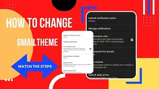 How to change the Gmail Theme | Gmail Dark and Light Theme #gmailtheme #QAU Tech