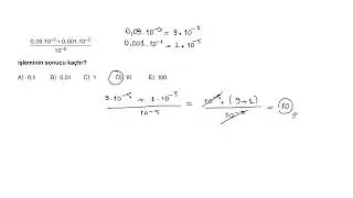 Üslü Sayılar Test 5
