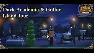ACNH Island Tour: A Dark Academia & Gothic Medieval Magical Ancient Village/City 🕯️