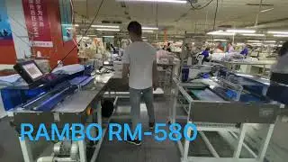 RAMBO RM-580,Multifunction folding sewing ironing stitch machines for shirts in customer factory
