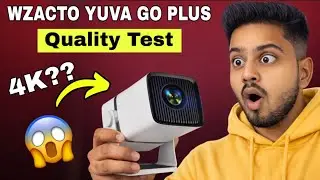 Wzatco yuva go plus 4K quality in 1080p | Wzatco yuva go plus projector quality review in detail