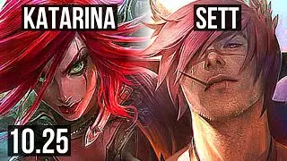 KATARINA vs SETT (MID) | Penta, Rank 9 Kata, 400+ games | EUW Grandmaster | v10.25