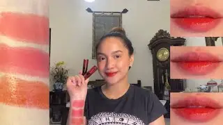 Cathy doll vit c water tint (test makan + swatches + review)