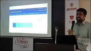 Expert lecture on GST to MBA students by Mr. Nikhil Kumar Singh