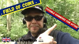 Metal Detecting Field Of Coins - Xp Deus ORX - Metal Detecting Uk