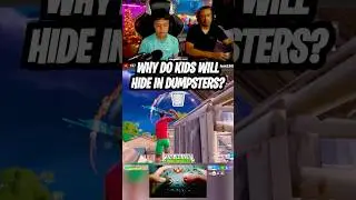 Why do kids still hide in dumpsters? 🗑️ #romike #romike2013 #fortnite