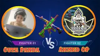 Cute Panda Vs Ahmed Op | Panda Serious Mod on | 10 years old gamer | Pubg mobile | Cute Panda