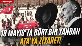 19 Mayıs’ta dört bir yandan yurttaş “Ata’mıza” minnettarız diyerek Anıtkabir’e akın etti!