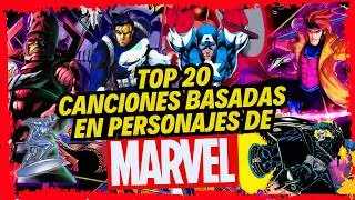TOP 20 canciones de ROCK y METAL basadas en personajes de MARVEL pt1 + pt2