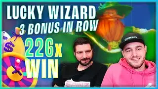 BONUS AFTER BONUS AFTER BONUS &ndash; BIG 226x WIN in Lucky Wizard!