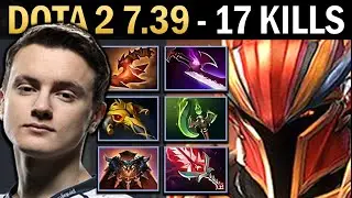 Dragon Knight Gameplay Miracle with 17 Kills and Parasma - Dota 7.39