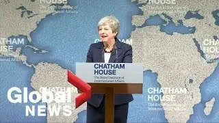 Theresa May offers Brexit advice to successor, criticizes populism