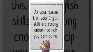 Do you think it is possible to earn money learning English? 🤔