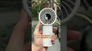 Wherever you go on warm days, it's easy to take. #JisuLife #jisulifelife4  #outdoorfan #handheldfan