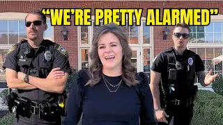 CAMERA UPSETS GAGGLE OF WOMEN IN BANK - First Amendment Audit