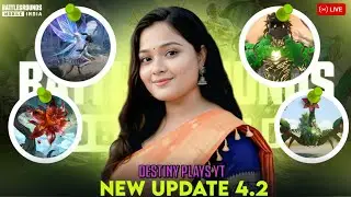 🔴 BGMI 4.2 Update Secret: Flora Wings Fly Hack Exposed! #BGMI �❤️#girlgamer #telugu #pubg #bgmi#live