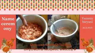 #We cooked 5kg biryani @home# பெயர் வைக்க போறோம் ......செல்ல குட்டிக்கு 😍