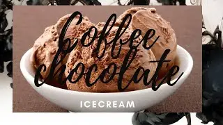 Coffee chocolate icecream