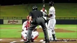 Felipe Rivero strikes out Andrew Aplin - Arizona Fall League 2014