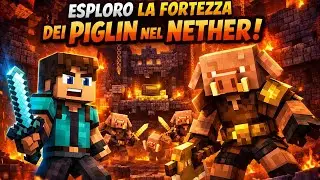 ESPLORIAMO LA FORTEZZA DEI PIGLIN IN MINECRAFT GAMU IN VANILLA EP 42!!!!!!!!!!!!!!!