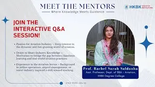 Professor Rachel Sarah Saldanha | BBA | Meet the Mentors | #HKBK Degree I Faculty Spotlight