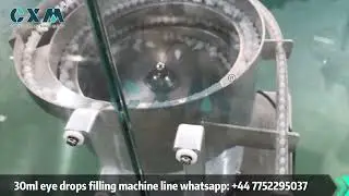 30ml Eye Drops Filling Machine Line Automatic Liquid Filling System for Pharmaceutical Bottles