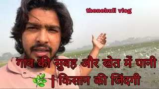 🌾 आज खेत में पानी दिया | Village Farming Vlog | Desi Kisan Life in India 