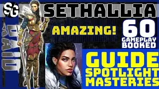 RAID SHADOW LEGENDS | SETHALLIA IS AMAZING | LVL 60 GAMEPLAY, FULLY BOOKED