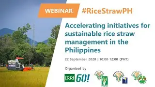 #Webinar | Accelerating initiatives for sustainable rice straw management in the Philippines