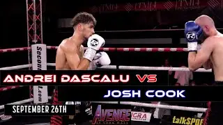 🔥 Andrei Dascalu Vs Josh Cook 🔥     🎥Full Fight 🥊