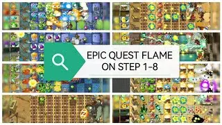 🔥 PVZ2 Epic Quest: FLAME ON! Step 1-8 COMPLETE GUIDE - Easy Win Strategy! #viral #pvz #EpicQuest