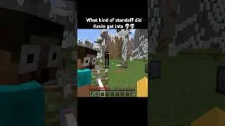 Kevin standoff #minecraft #minecraftshorts #minecraftmemes #shorts #funny #memes #gaming #meme #fyp
