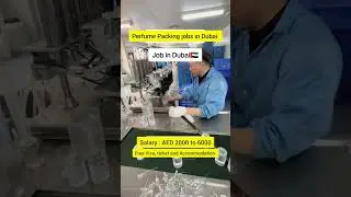 Perfume Packing Jobs in Dubai 2025: Free Visa, Food, Ticket & Accommodation for Freshers!