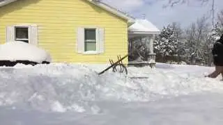 DIY Human Powered Snow Plow