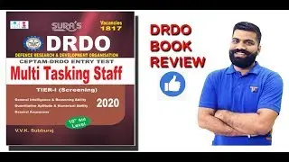 DRDO MTS Tier-1 Book Review