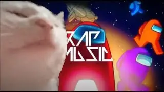 Cat Vibing to Among Us Remix!