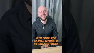 Stefan talking all things ai marketing and the platform Colocio #ai #aimarketing