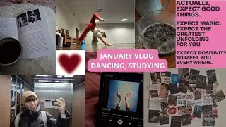 JANUARY VLOG 💗 dancing, studying, analysing 