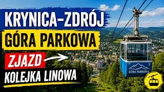 Krynica - Góra Parkowa - Kolejka linowa zjazd.