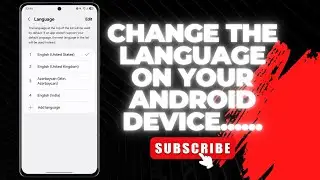 How to Change the Language on Your Android Device | Easy Step-by-Step Guide (2026)