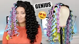 Waveformer Set On A Kinky Blowout Wig 🤔 ft Hergivenhair