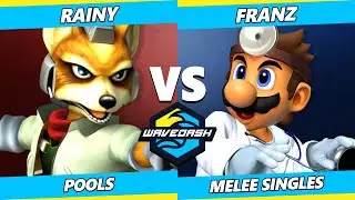 Wavedash 2023 - Franz (Dr. Mario) Vs. Rainy (Fox) Smash Melee - SSBM