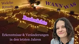 Was & wann sind die Rauhn&auml;chte ✨ Wunschzettel, Rituale und pers&ouml;nliche spirituelle Ver&auml;nderungen❤️&zwj;🔥