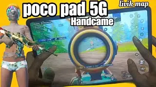 poco pad 5g bgmi livik gameplay😍HDR+Extream 120fps|4k Graphic setting  #mithleahgamingyt